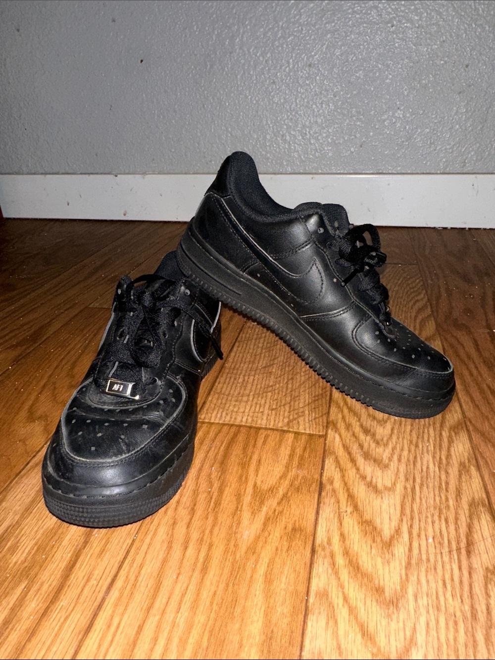 Nike Women’s Black Athletic Sneakers - Classic Low-Top Air Force Style